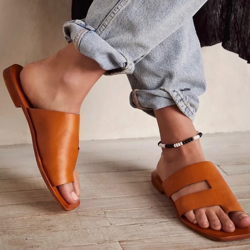 Free People Lander Leather Sandals- NEW